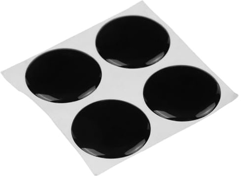 MUSISALY Cache-Serrure de Porte Automobile Noir 4pcs en PVC Surface Texturée et Installation sans Outil pour Protection et Remplacement Facile