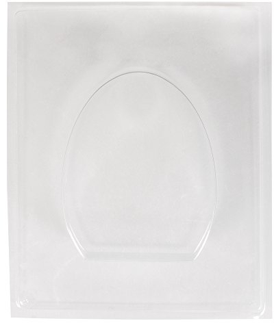 Rayher Hobby 36066000 Gießform Ei, 11 x 14 cm, Tiefe 3 cm, Pet, Beton Gießform, zum Ausgießen mit Kreativ-Beton, Raysin-Gießpulver, Wachs, Seife, Transparent