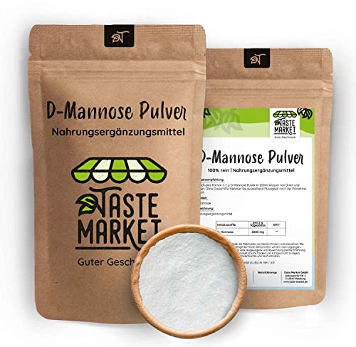 D-Mannose Pulver 2 kg | 100% natürliches Mannose Pulver ohne Zusätze | Vegan