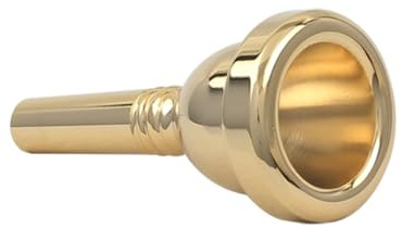Btuty Alto Trombone Copper Mouthpiece Mouth Piece 6.5AL Trombone Mouthpiece (Gold)