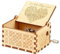 Huifengjie Carillon in Legno, Carillon a manovella, Melodia del Tema Can't Help Falling in Love, Carillon Incisione Vintage, Regalo per Compleanno, Natale, San Valentino, Decorazione Artigianale