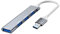 Pipestation® USB Hub (4-in-1) | 4-port USB-A USB3 USB 3 Hub Extension Splitter Multiport Adapter For - Laptop Pc Macbook Pro Air Mini Dell Hp Keyboard Flash Drive Steam Deck Stream Deck Dock Dongle