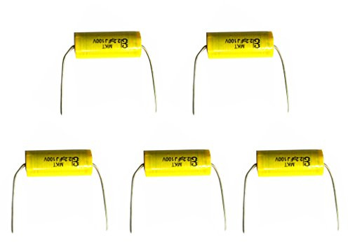 Leeadwaey 5 divisores de condensador de frecuencia de altavoz 2.2UF 100V no polarizados