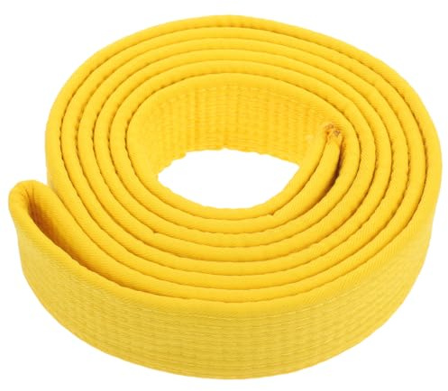Happyyami Ceinture De Taekwondo en Coton 94 Pouces Ceinture Souple Et Confortable pour Art Martial Karaté Judo pour Enfants Et Adultes