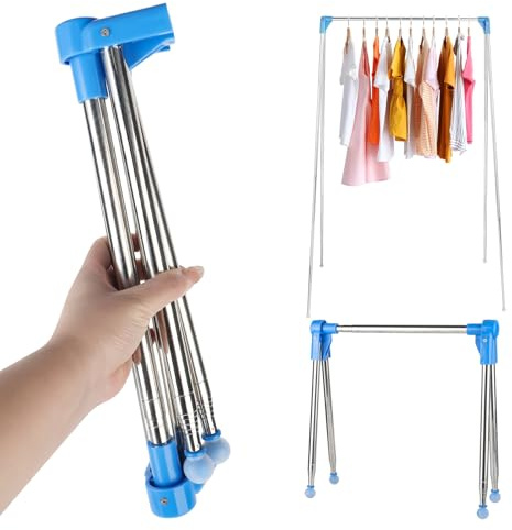 XTDMJ Tendedero portátil plegable, de 13 a 28 pulgadas, portátil, de viaje, para ropa, para el hogar, lavandería, camping, viajes al aire libre