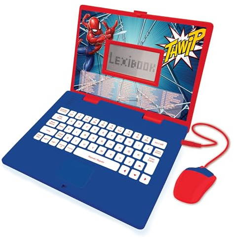 Lexibook, Spider-Man Educational Laptop for kids, JC598SPi2LXB