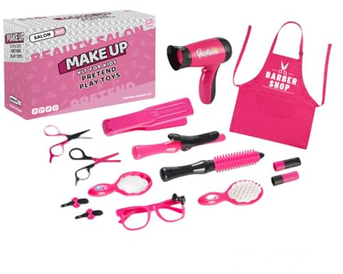 Ensemble De Salon De Beauté - Set Coiffure Enfant Fille Jouet , Jouet Salon Dee Beauté Avec Sèche-Cheveux | Pour Filles,ensemble Dee Jeu DE Barbierr | Jouets Salons Pours Enfantss, Pour Filles
