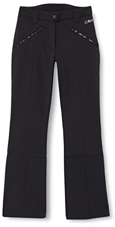 CMP - Pantalone donna con ghetta interna, Nero, XXS