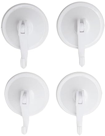Lot de 4 crochets à ventouse pour salle de bain, cuisine