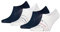 Tommy Hilfiger Herren Footie Socken, Weiß, 43/46 (4er Pack)
