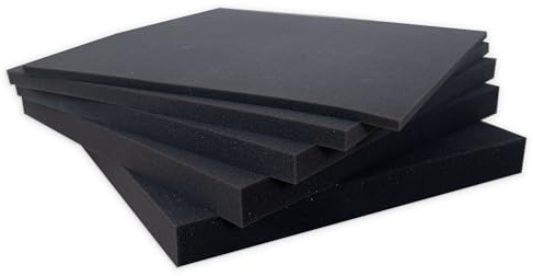 MyKeyHome Pannello in Poliuretano Espanso, Seduta in Gommapiuma, Imbottitura Adatta per Divani, Panche, Cuscini e Sedute Pallet (40x40x4 (Pacco da 2))