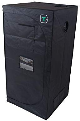 Tente de croissance de serre, boîte de culture intérieure, chambre sombre, tente de plantes, boîte de culture, légumes de culture et plantes herbacées, noir Taille: 80x80x160cm