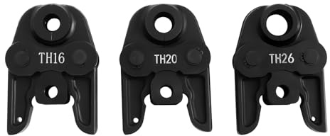 Pressbacke TH-kontur metallpresstång, TH 16-20-26 metallkontur rörpresstång pressbackar presstång, för PEX PE kompositrör, PVC-rör