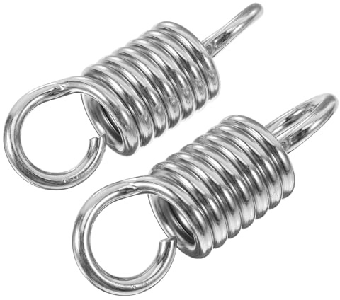 Homoyoyo Molle per Sedia Amaca da Esterno Molle di Compressione in Acciaio Resistenti per Altalene da Veranda per Sospensione Sicura e Stabile