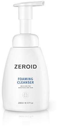 ZEROID | Foaming Cleanser | Facial Cleanser for Sensitive & Dey Skin | Mild Face Wash Care | Gentle Face Wash | Moisturizing Face Soap | Dermatologist Tested | Korean Skin Care | 8.1 fl oz (240ml)