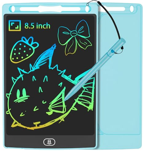 JOEAIS LCD Schreibtafel 8,5 Zoll für Kinder, Tragbares Zeichenbrett-Grafiktablett zum Handschreiben, Kritzeln und Zeichnen, Perfektes Spielzeug-Geschenk für Jungen und Mädchen (Blau)