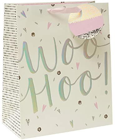 Woo Hoo - Borsa regalo grande per lei, confezione regalo, sacchetto regalo per compleanno