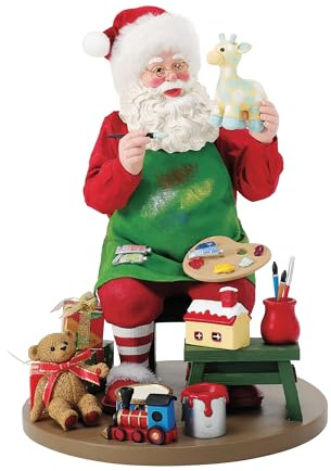 Department 56 Possible Dreams Figurine de Noël Peinte à la Main Motif Père Noël Multicolore 22,9 cm
