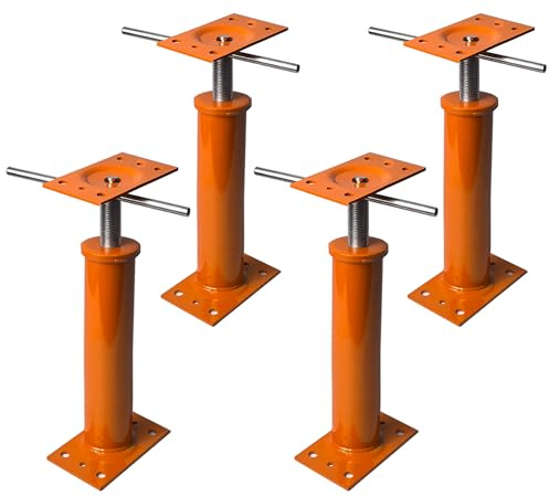 House Floor Jacks, 11-16 Basement Crawlspace House Jacks Post Pole for Lifting & Leveling, Heavy Duty Floor Jack for Foundation Temporary Support, 3-5 ton Load Capacity Each