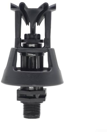 Boquilla oscilante externa, sistema de riego de aspersor oscilante de jardín con radio de pulverización ajustable de 6 a 9 metros para equipos de riego de huertos de granja