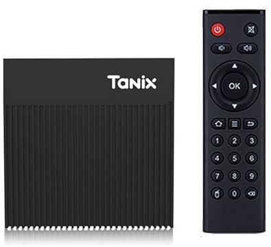 Tanix X4 Android TV Box – Amlogic S905X4 Cortex-A55, 4 GB RAM 32 GB di archiviazione, Android 11, Gigabit Ethernet e USB 3.0, lettore multimediale 8K 4K HDR10