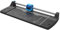 Albyco - Papierschneider A4 Schnittlänge 330 mm - Faltbarer Rollschneider, Rillmaschine, Schneidemaschine Papier, Schneidegerät, Schneidelineal - Schneidleistung: 10 Blatt à 80 g/m² - Schwarz