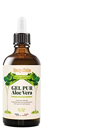 Easy Skin Pure Aloe Vera Gel - anti cicatrici e anti invecchiamento per tutti i tipi di pelle, 100 ml