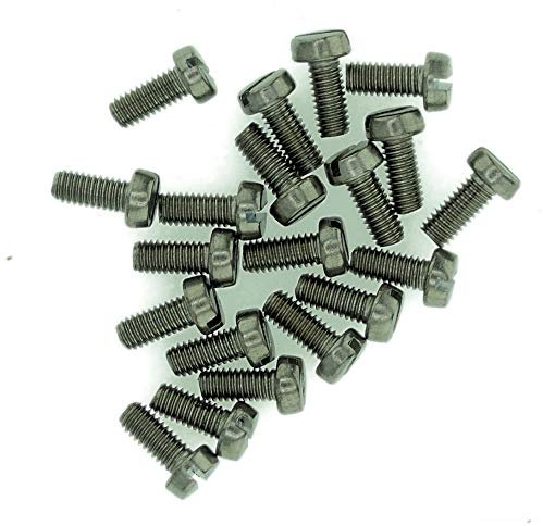 M3.5 (3.5mm x 10mm) Slot Cheese Machine Screw (Bolt) - Stainless Steel (A2) (Pack of 20)