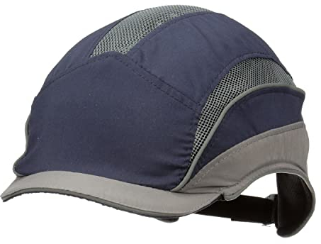 3M™ First Base™ 3 Casquette antiheurt 2031215, Elite, marine/gris, visière micro, 25 mm