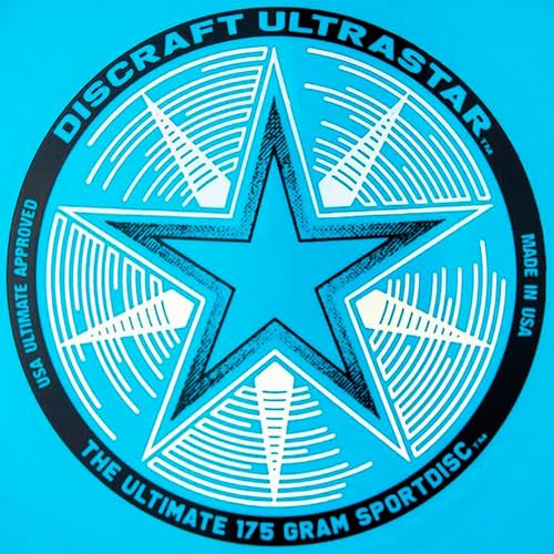 Discraft Ultrastar 175 gr, Ultimate Frisbee Unisex, Blu Cobalto, 27,5cm
