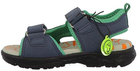 Lurchi 74L1303004 Sandal, Navy-Green, 34 EU Weit