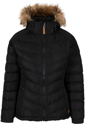 Trespass Womens Padded Hooded Casual Jacket Zip Off Hood Nadina
