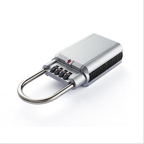 LYFDPN Cassetta di Sicurezza per Chiavi, Cassetta di Sicurezza per Chiavi all'aperto, Cassetta di Sicurezza per ombinazione, Cassetta di Sicurezza per la conservazione delle Chiavi (Silver)