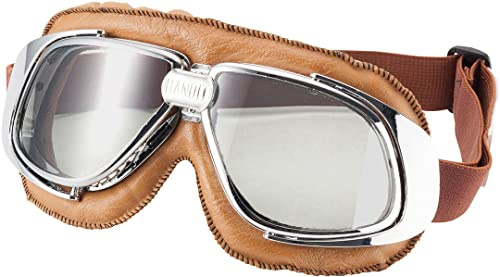 Bandit Classic Motorradbrille, smoke, One Size
