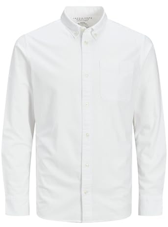 JACK & JONES Jprblubrook Oxford Shirt L/S Noos Uomo