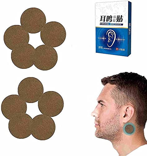 10/20/30pcs Tinnitus Patch, Tinnitus Relief Treatment Ear Patch, Tinnitus Treatment Patch for Ear Pain Protect Hearing Loss Sticker, Natural Herb Plant Plaster Improve Listening (20pcs)
