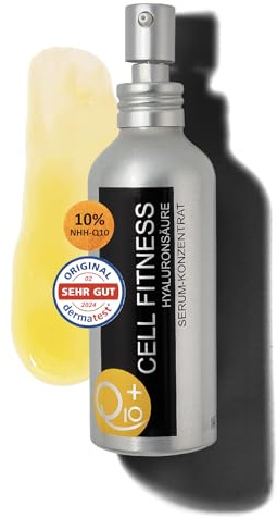 Uniq10ue Cell Fitness Serum – Anti-Falten Serum mit Syn-Tacks Peptiden, Hyaluron & Q10 (50-fach dosiert) – sichtbar straffend & hydratisierend für Gesicht & Hals– vegan – Made in Germany – 100ml