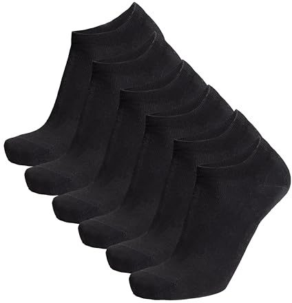 Ciocca Calzini Fantasmini Unisex 3/6 Paia 100% Cotone Filo di Scozia Made in Italy - Pariscarpa Traspiranti per Sneakers e Scarpe Basse [764_020_I_6]