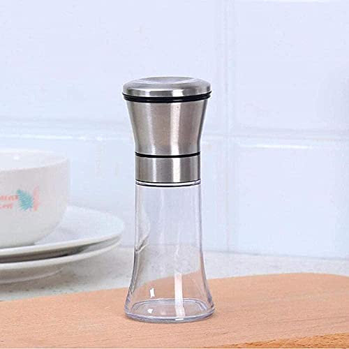 Pepper Powder Chili Thin Pepper Mill Pig Grinding Chili 1pc Stainless Steel Grinding Glass Spice Salz-Chili Mill Kitchen Accessories Portable Cooking Tool -1 Salt Mill Salt and Pepper Mills (1)