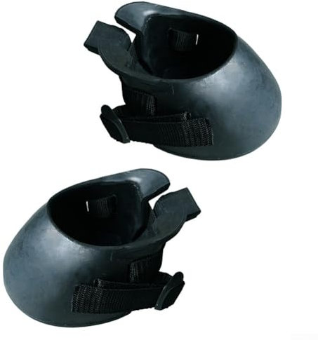 Hufschutz für Pferde, Gummi-Hufstiefel für Pferde mit rutschfestem Hufschutz, Hufschutzschuhe (M)