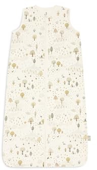 Jollein Saco de dormir para bebé Jersey – 110 cm – Tiny Park – 100 % algodón – 0,5 TOG – Saco de dormir de verano para bebé – Con cremallera – Certificado OEKO-TEX