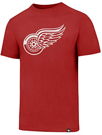 '47 NHL T-Shirt Detroit Red Wings Club Logo Brand Eishockey (M)