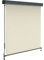 paramondo Außenrollo Senkrechtmarkise 2000 Balkonmarkise Balkonrollo Sonnenschutz, mit Kassette & Kurbelbedienung, 140 x 250 cm, Beige, Gestell Anthrazit