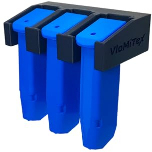 VlaMiTex H1 Waffenschrank Halterung für doppelreihige Magazine Waffentresor (Für 3 Magazine - 3M)