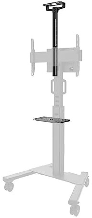 Neomounts SELECT AV1-825BL Multimedia Rollwagen-Zubehör Schwarz Stahl Montageset