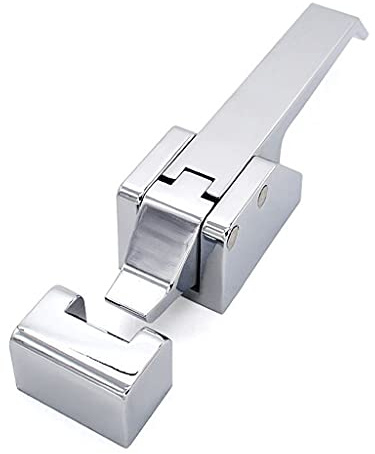 OIFAODAO, Manija de puerta refrigerador, manija horno, aleación zinc, caja insonorizada cromada, prueba, móvil, accesorios hardware, hermética,Manilla para puerta de cámara frigorífica