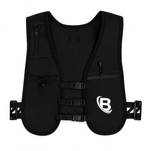 Blend & Bloom Running Vest for Women Men Hydration Backpack Unisex lightweight Backpacks with Phoneholder & Storage Breathable Running Backpack for Hiking Cycling Climbing with adjustable Chest Straps