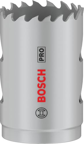 Bosch 1x Sierra de corona PRO Multi Material (para Madera blanda, Cartón-yeso, Ø 35 mm, Professional Accesorios Taladro)