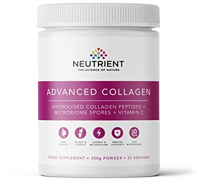 Neutrient the science of nature Poudre de collagène avancé (avec vitamine C tamponnée)