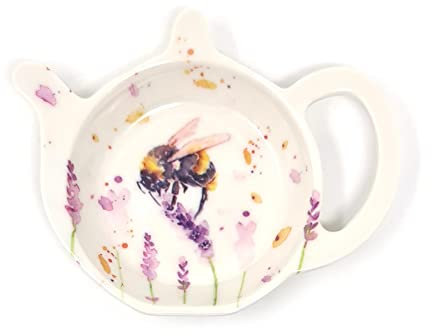 Lesser & Pavey Durable Bee Tea Bag Tidy | Stylish Tea Bag Holder Dish for Kitchen | Elegant Teabag Rest for Clean Counters | Teabag Tidy Ideal for Every Home | Tea Bag Holder & Teabag Tidy